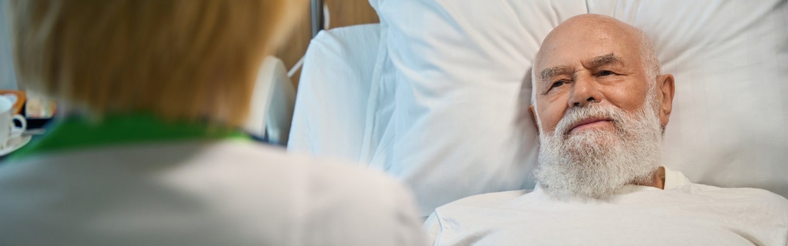 senior in bed